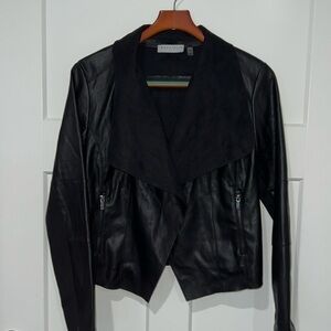Bagatelle Faux Leather Moto Jacket Sz M